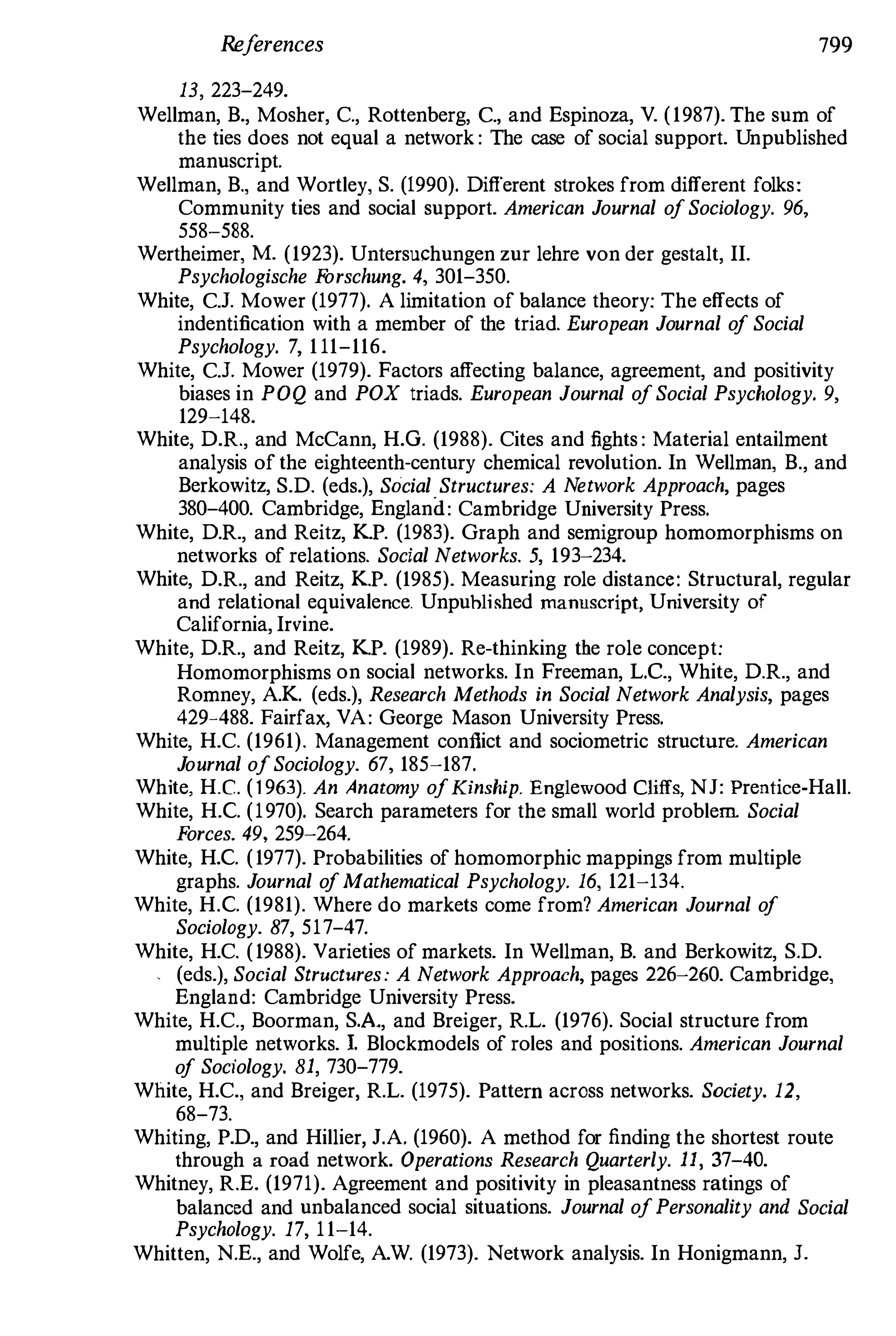 Social Network Analysis [1994]