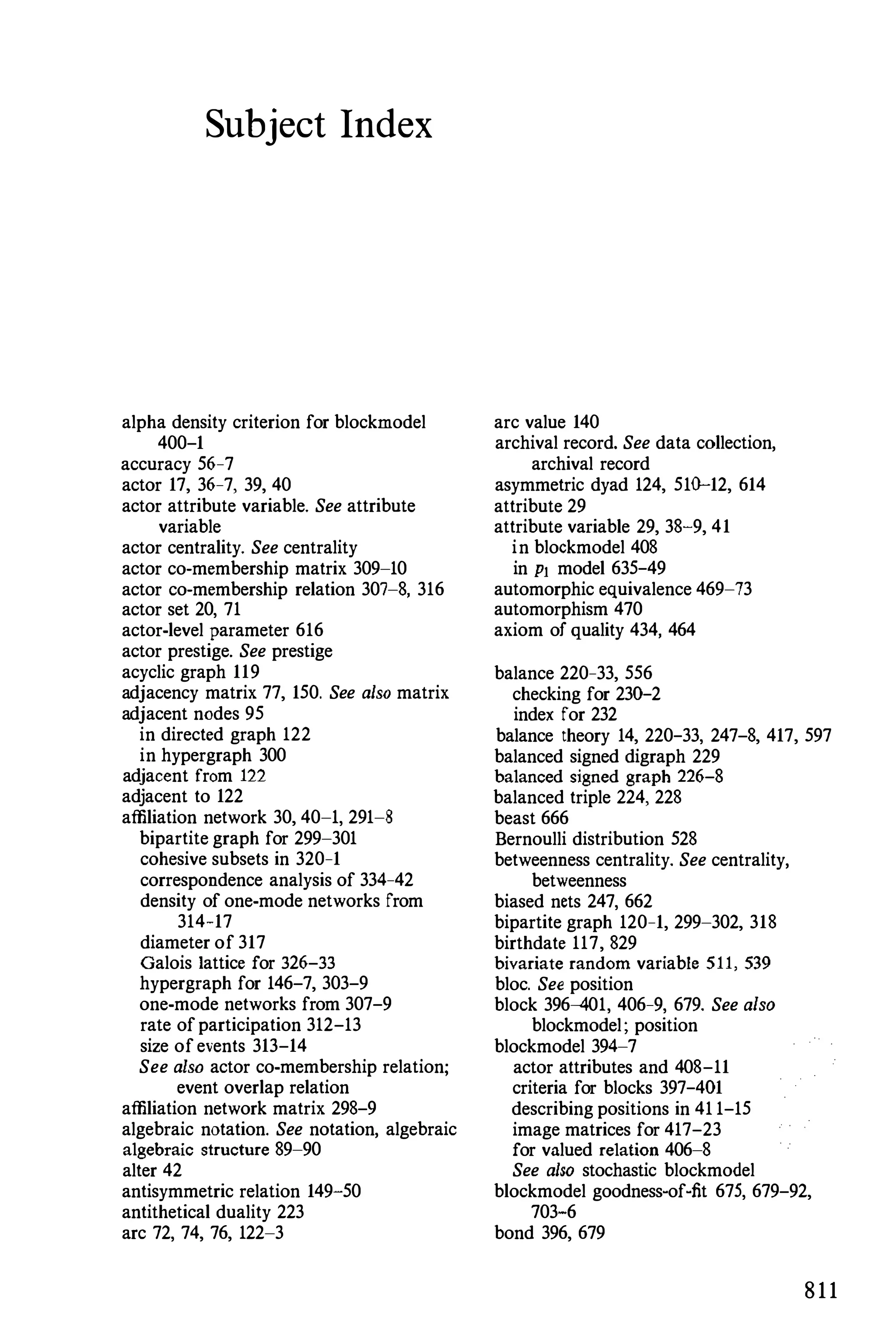 Social Network Analysis [1994]