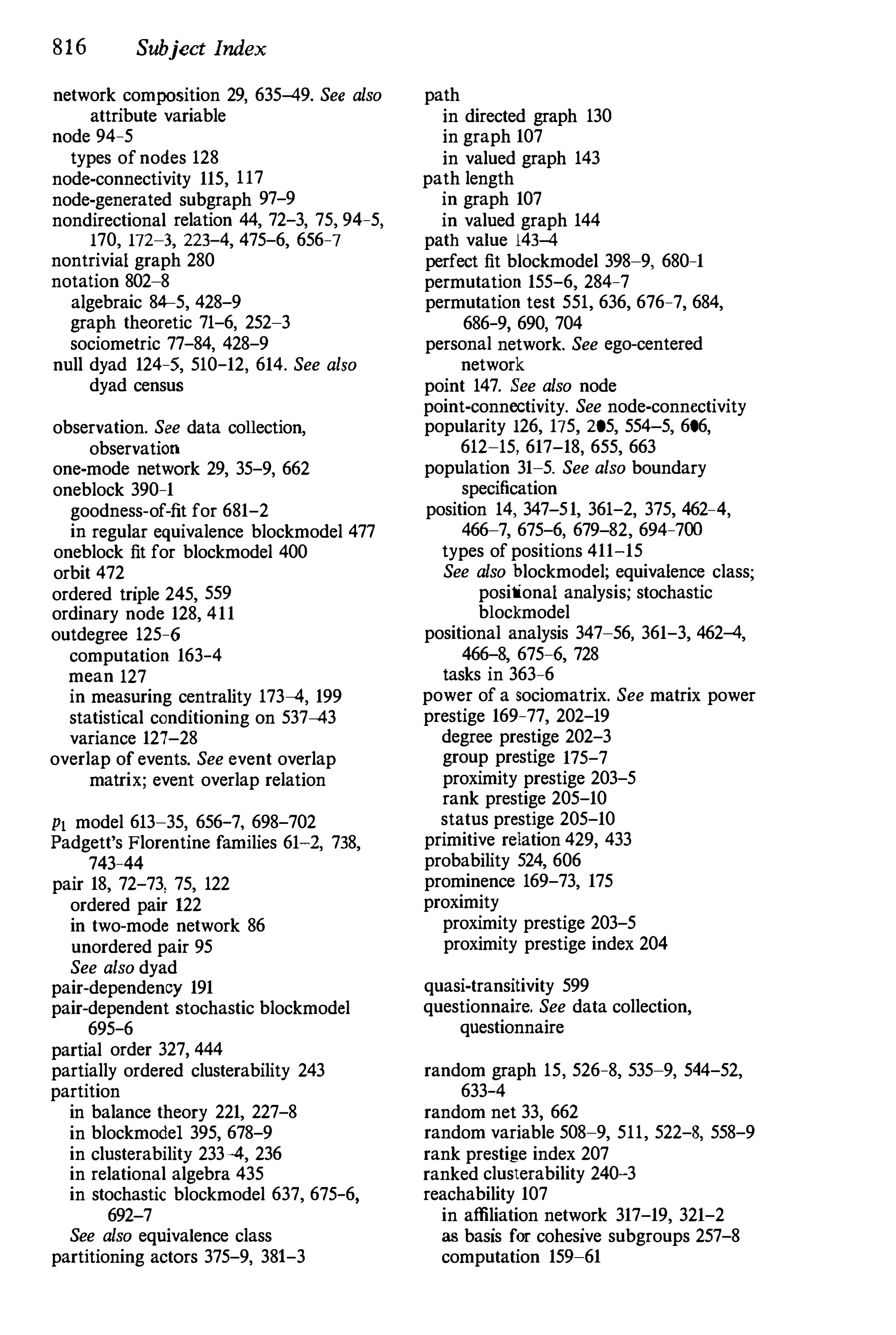 Social Network Analysis [1994]