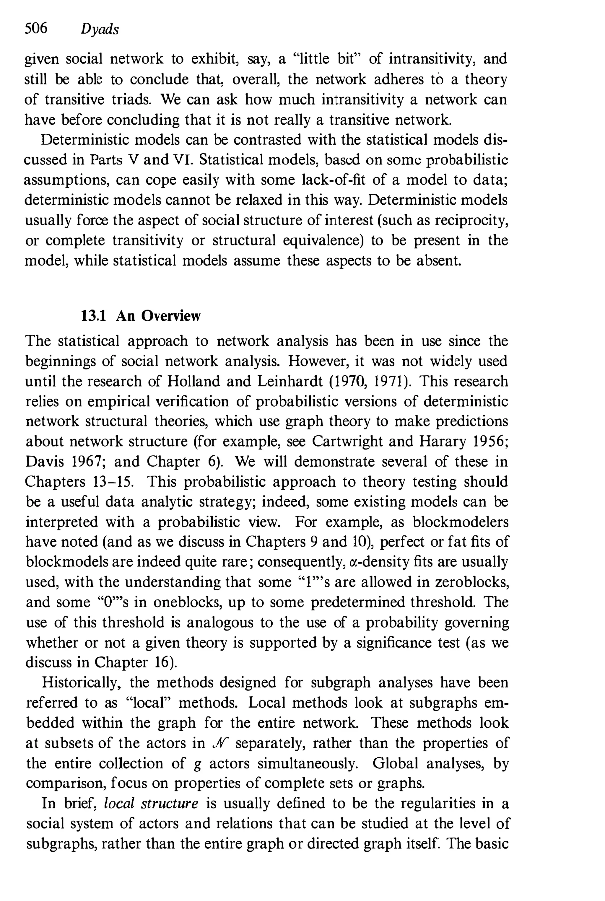 Social Network Analysis 