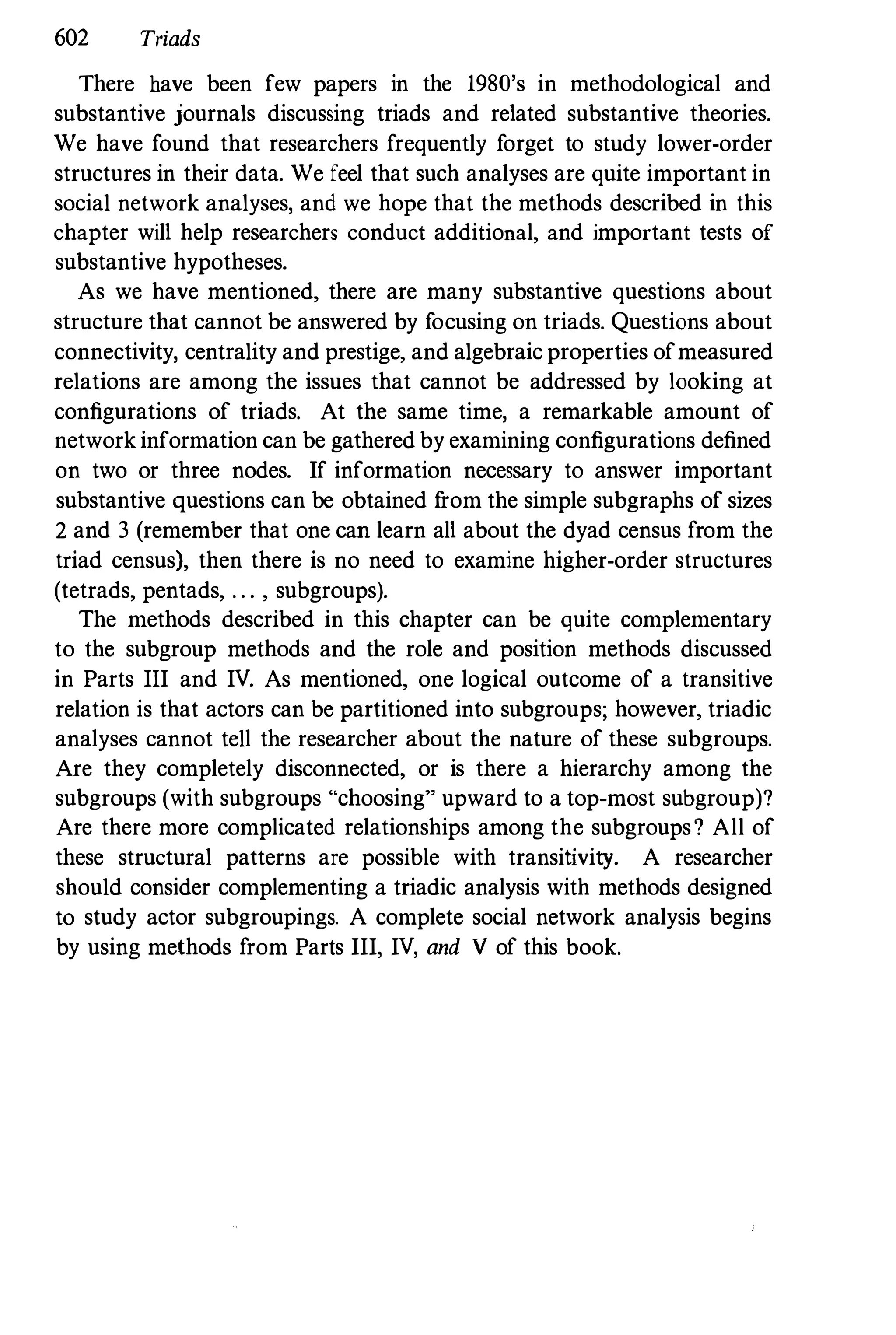 Social Network Analysis 