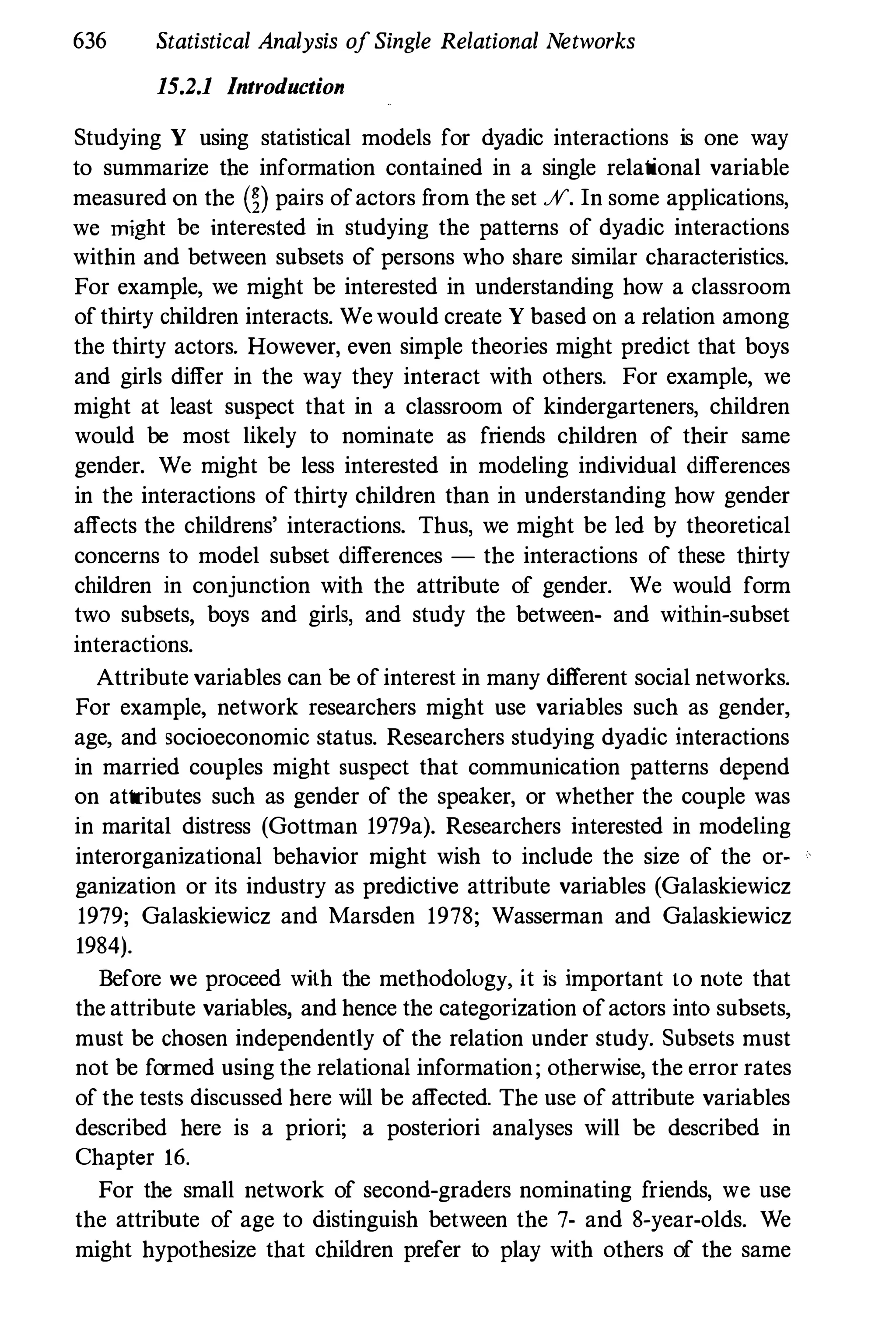 Social Network Analysis 