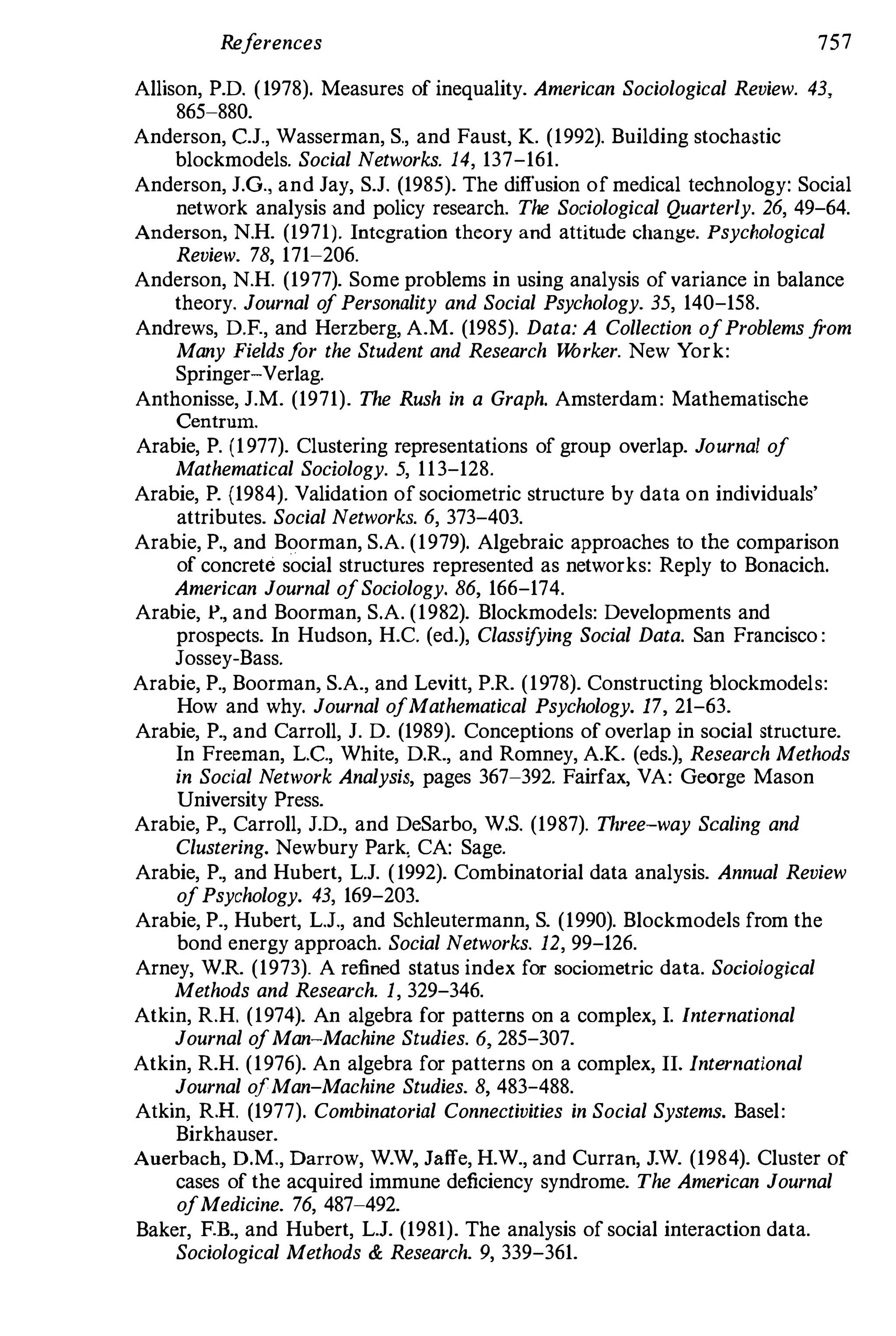 Social Network Analysis 