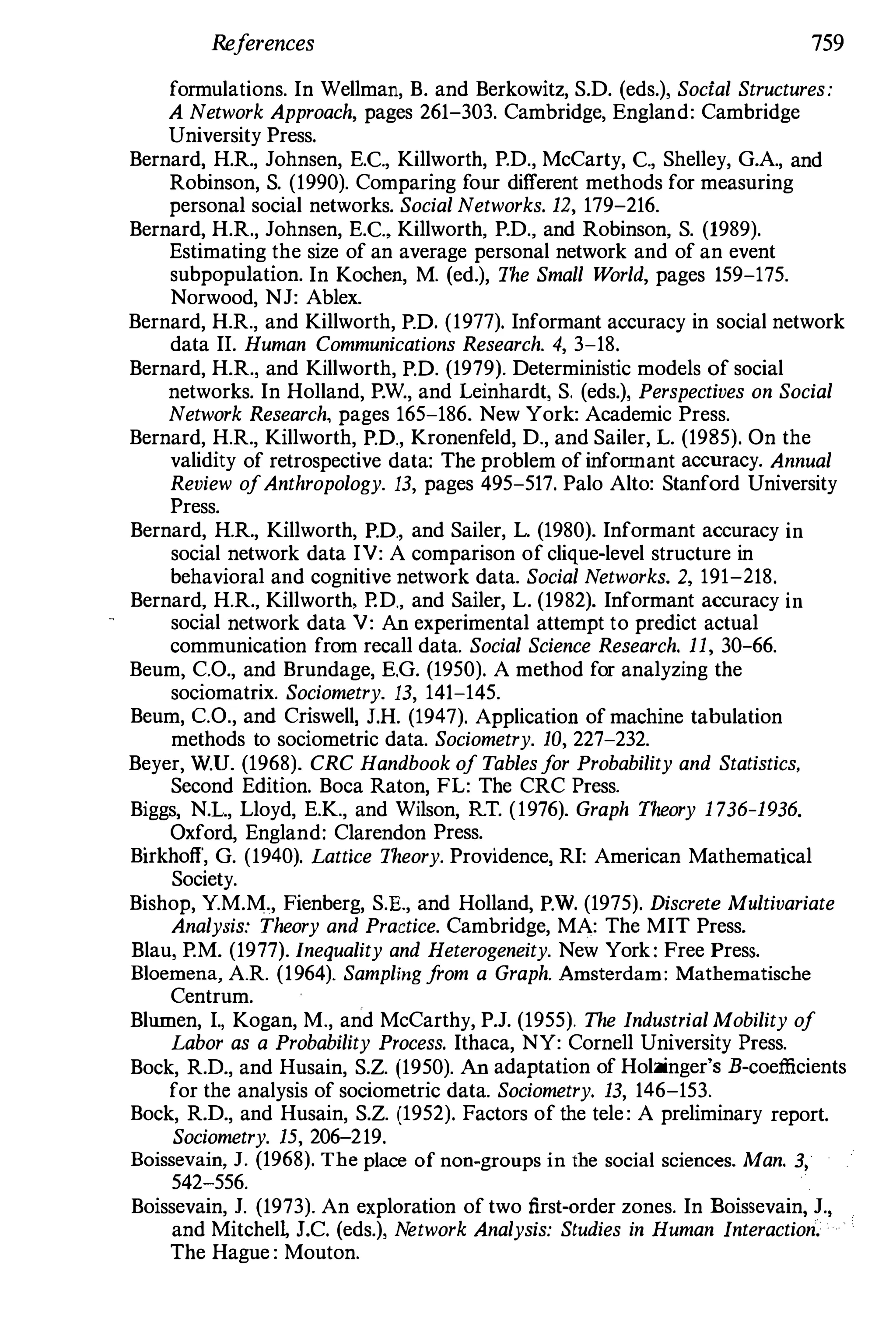 Social Network Analysis 