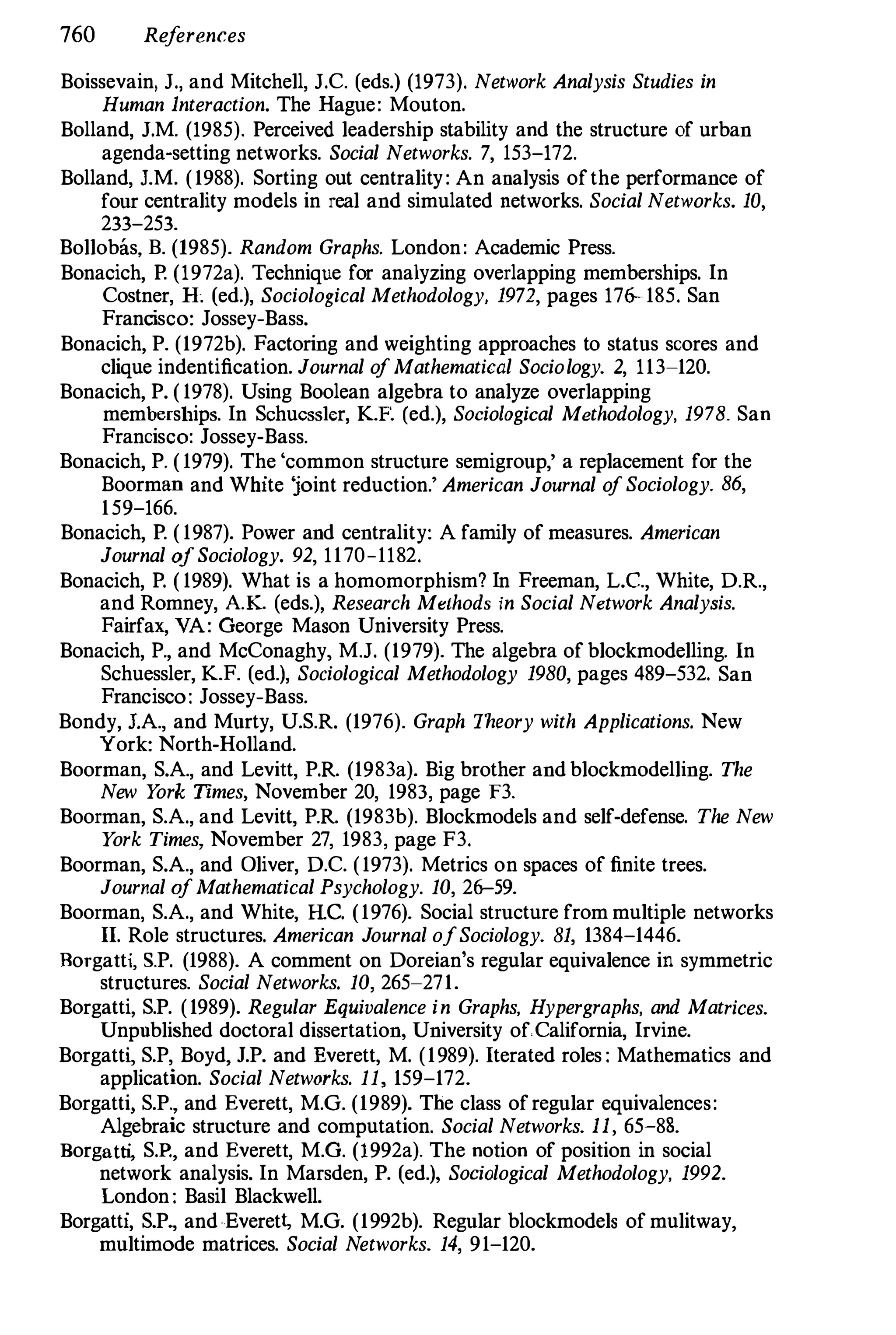 Social Network Analysis 