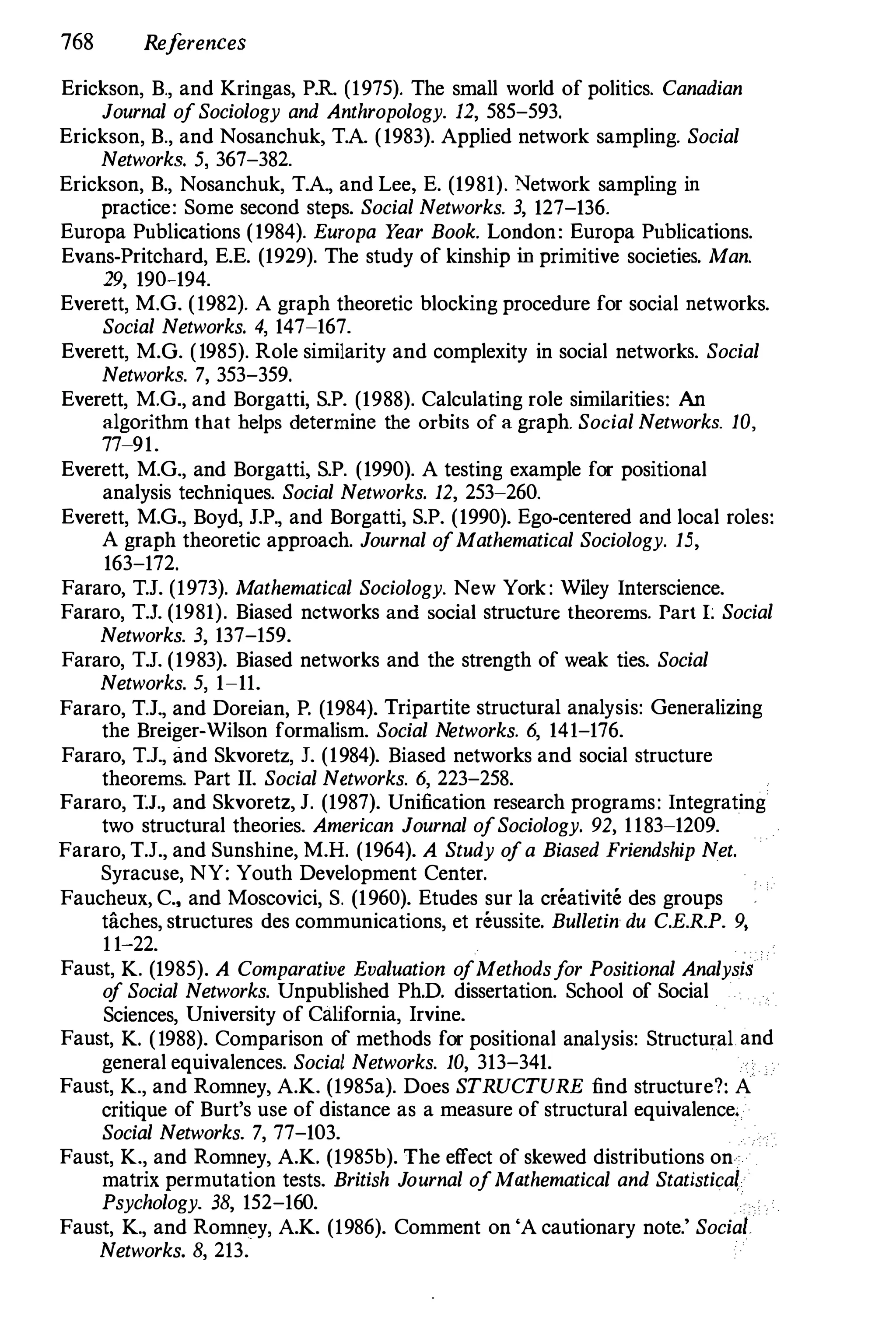 Social Network Analysis 