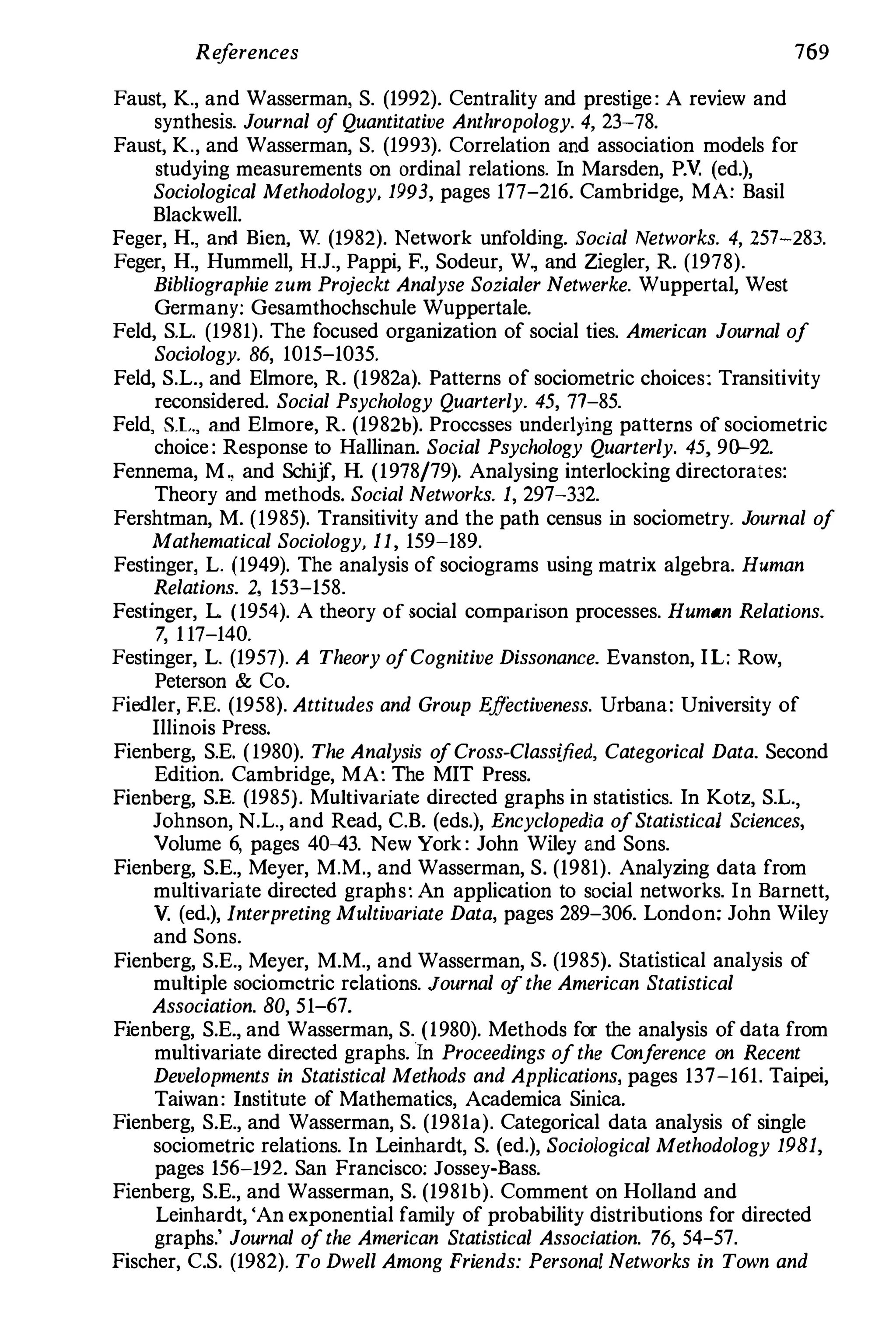 Social Network Analysis 