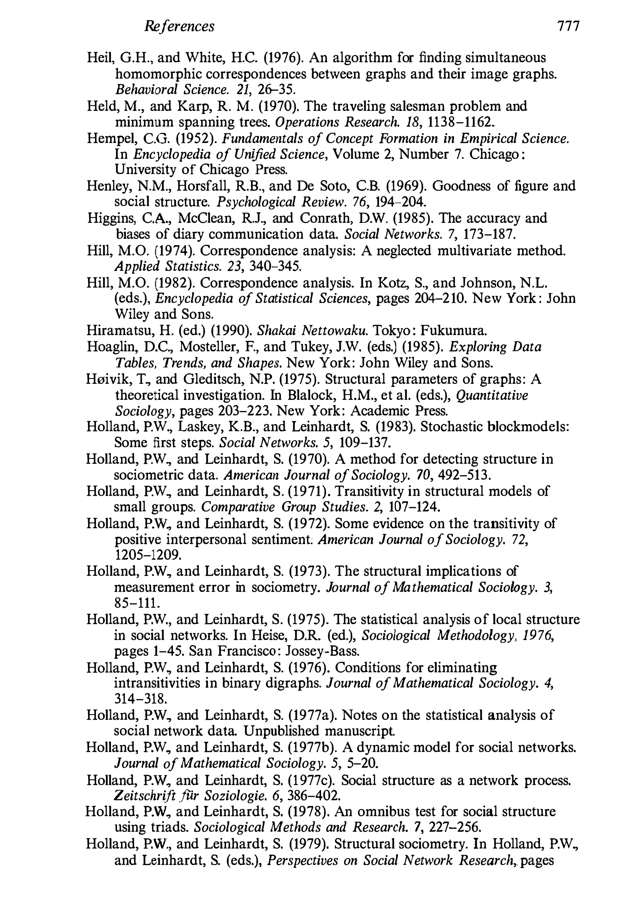 Social Network Analysis 