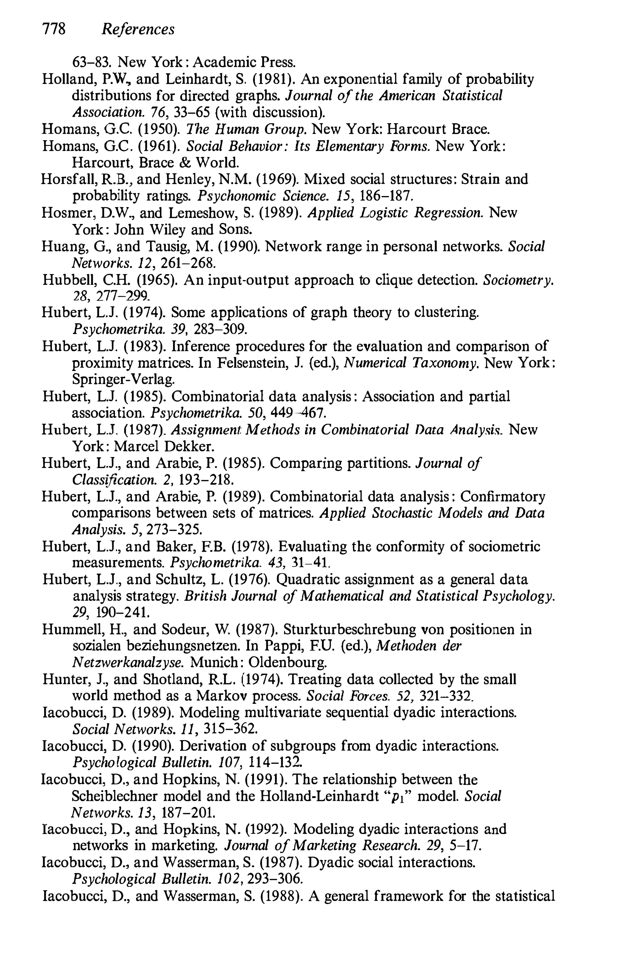 Social Network Analysis 