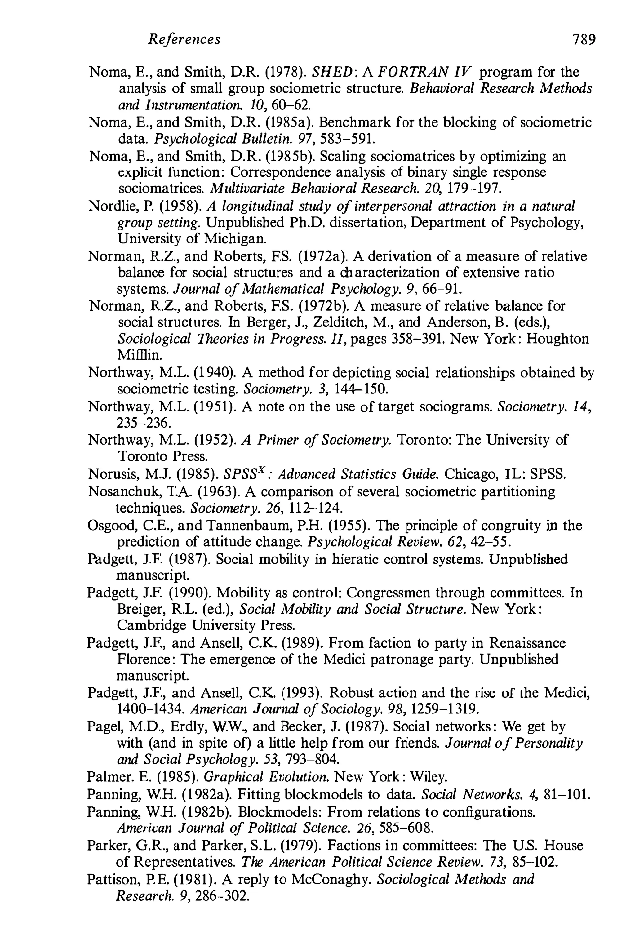 Social Network Analysis 