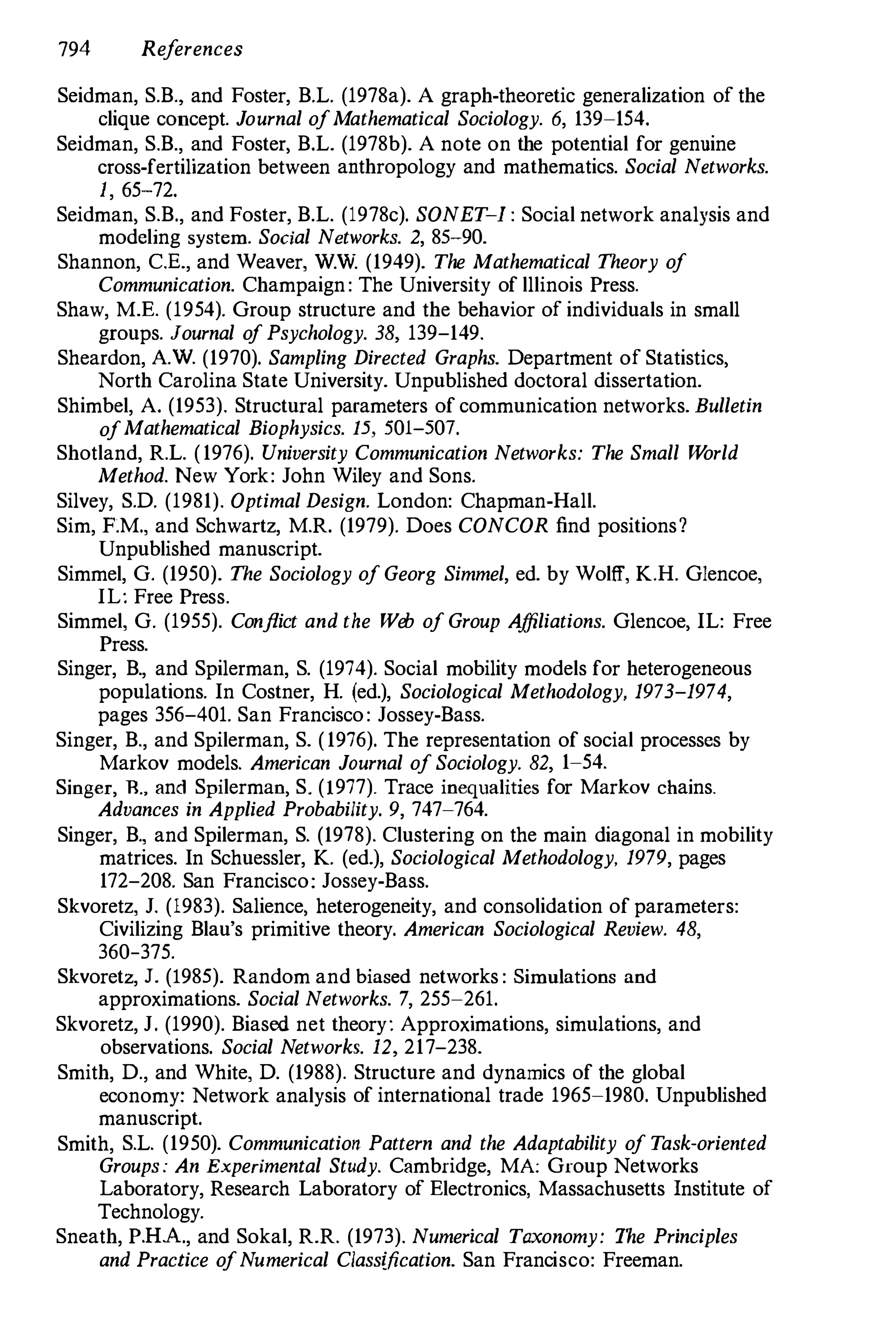 Social Network Analysis 