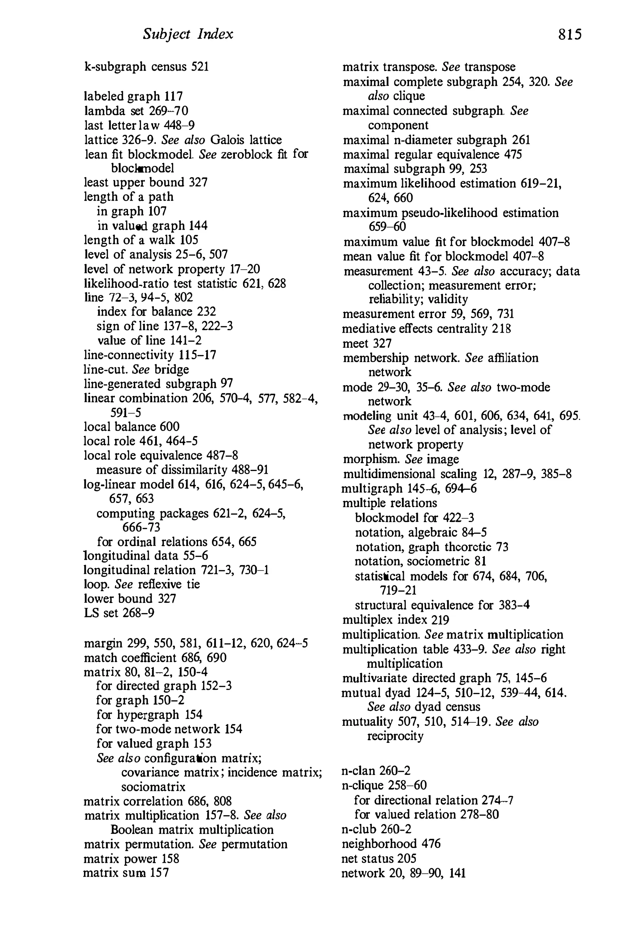 Social Network Analysis 