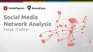 Social Media
Network Analysis
Focus : Twitter
 
