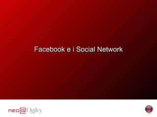 Facebook e i Social Network 