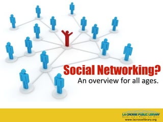 Social Networking? An overview for all ages. www.lacrosselibrary.org 