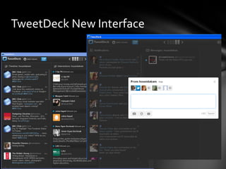 TweetDeck New Interface
 