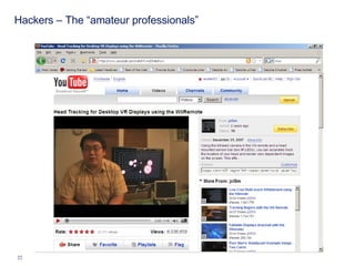 Hackers – The “amateur professionals”  