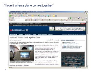 “I love it when a plane comes together” 