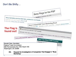 Don’t Be Shifty… The Flog is found out! 