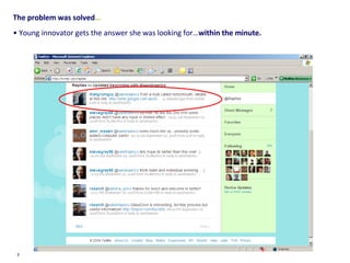 The problem was solved … Young innovator gets the answer she was looking for… within   the minute. 