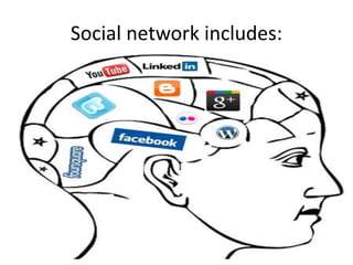 Social network includes:
 