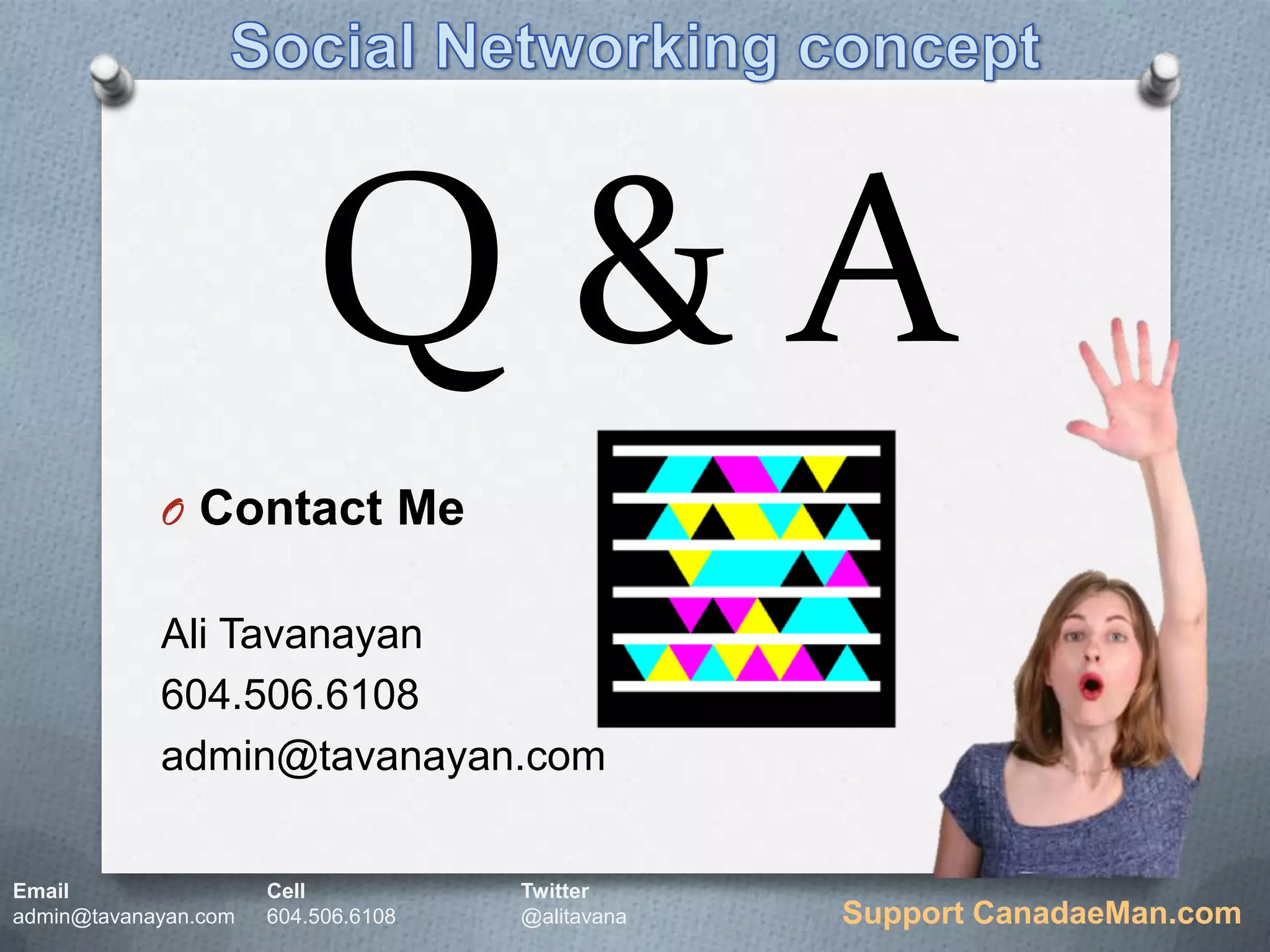 Waiting for answers / documentsEmail		Cell		Twitteradmin@tavanayan.com	604.506.6108	@alitavana