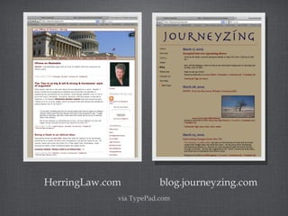 blog.journeyzing.com HerringLaw.com via TypePad.com 