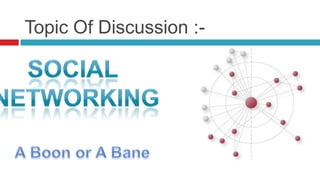 Topic Of Discussion :-
 