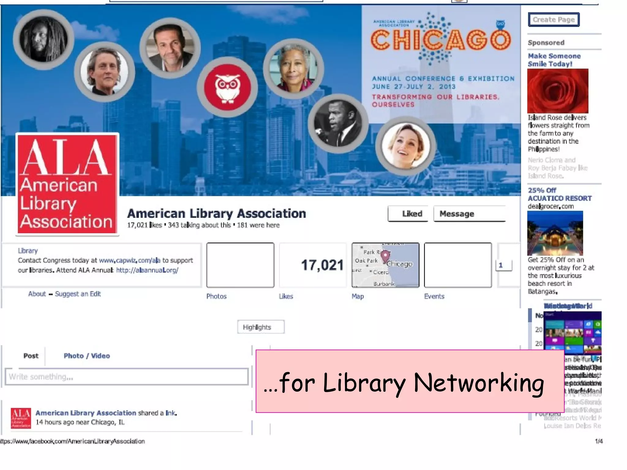 …for Library Networking
 