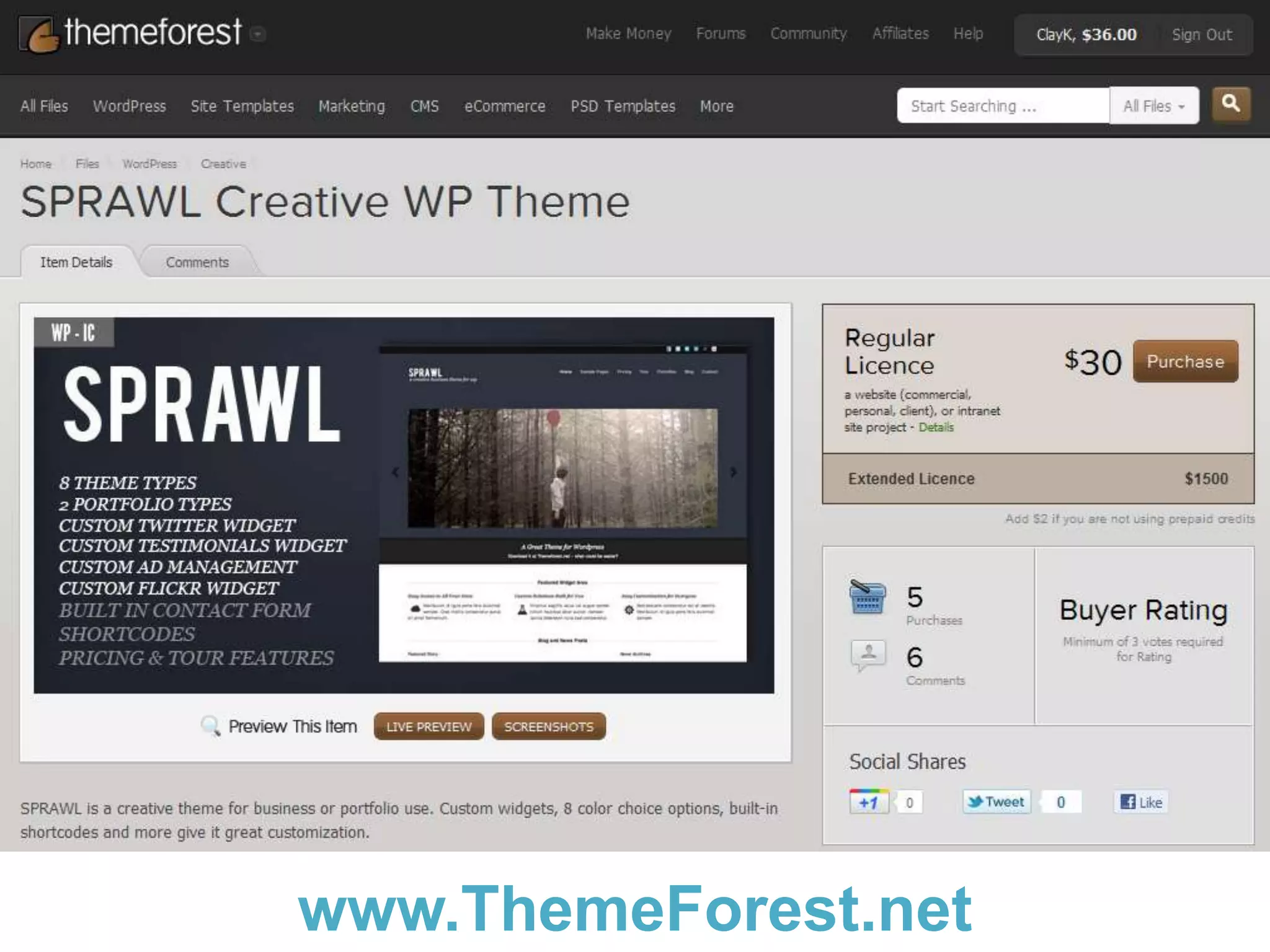 www.ThemeForest.net