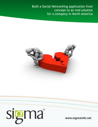 Built a Social Networking application from
concept to an end solution
for a company in North America
www.sigmainfo.net
 