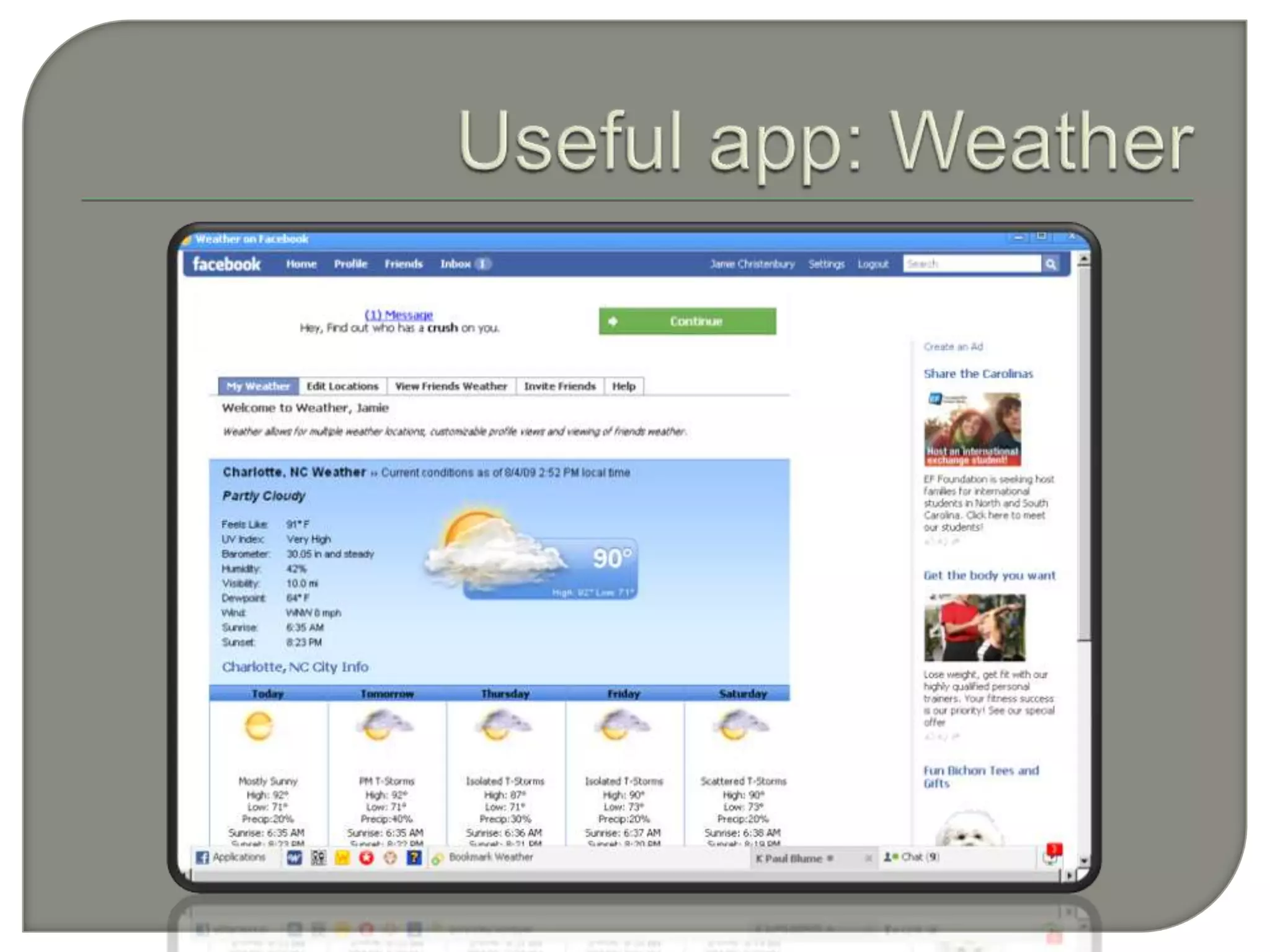 Useful app: Weather
