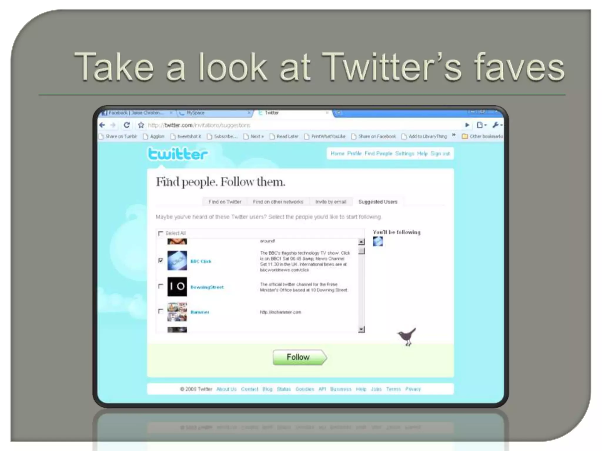 Take a look at Twitter’s faves