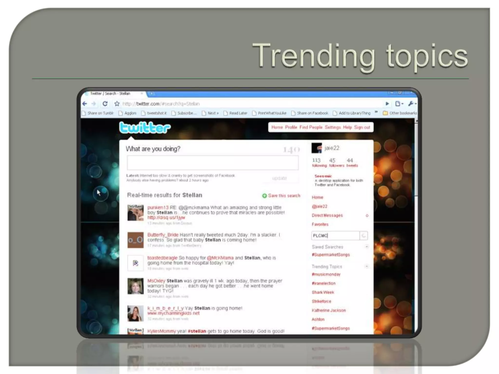 Trending topics