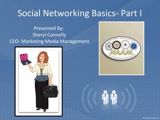 Social Networking Basics- Part I Presented By:  Sheryl Connelly CEO- Marketing Media Management 