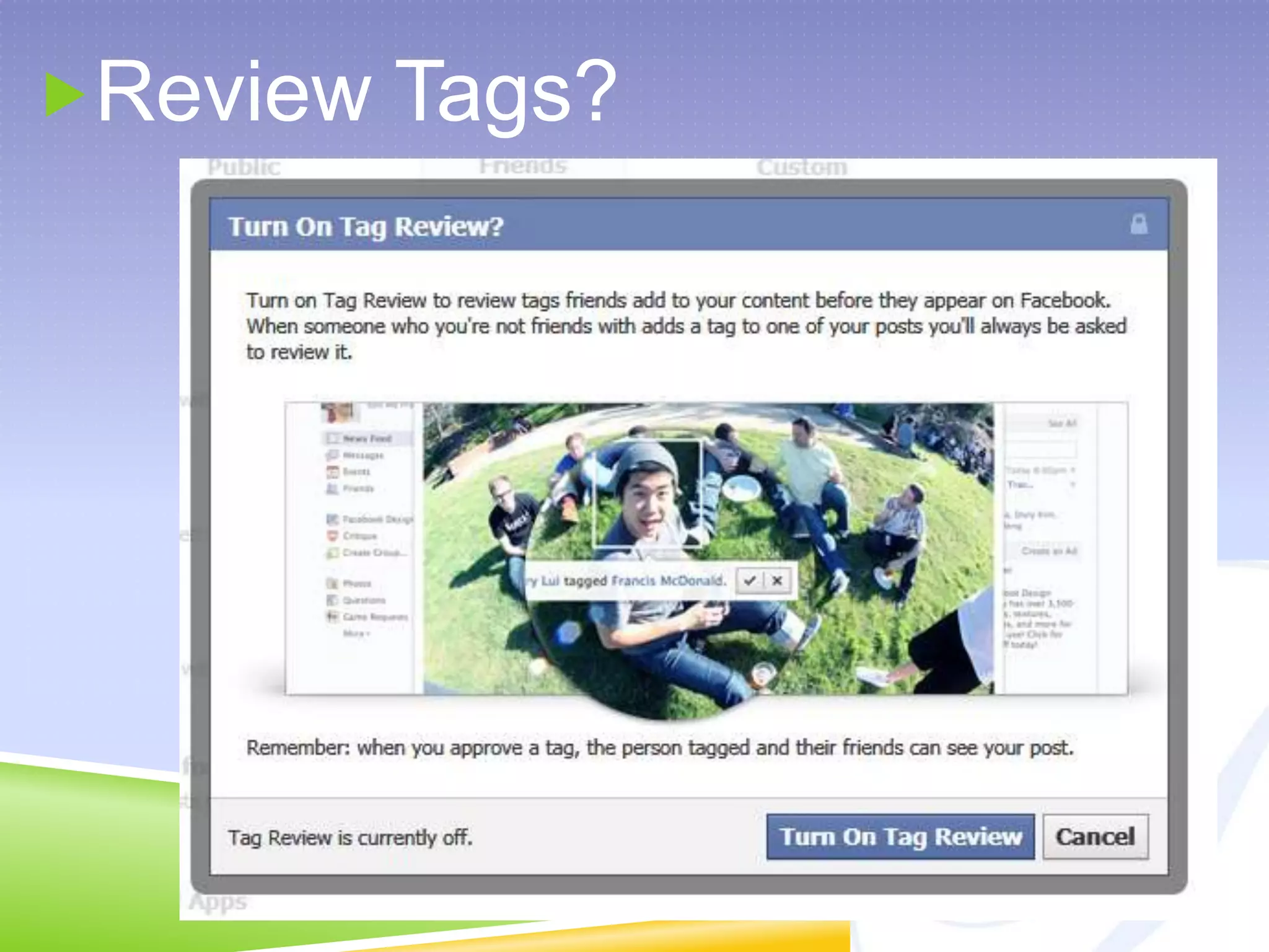 Review Tags?
