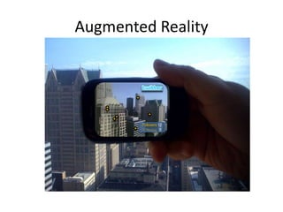 Prepare for more disruptionsAugmented Reality