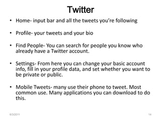 TwitterHome- input bar and all the tweets you’re following