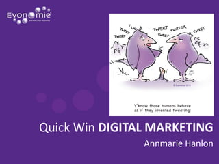 Quick Win DIGITAL MARKETING Annmarie Hanlon 