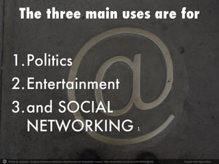 Photo by robjewitt - Creative Commons Attribution-NonCommercial-ShareAlike License https://www.flickr.com/photos/29186620@N06	
   Created with Haiku Deck	
  
1	
  
 