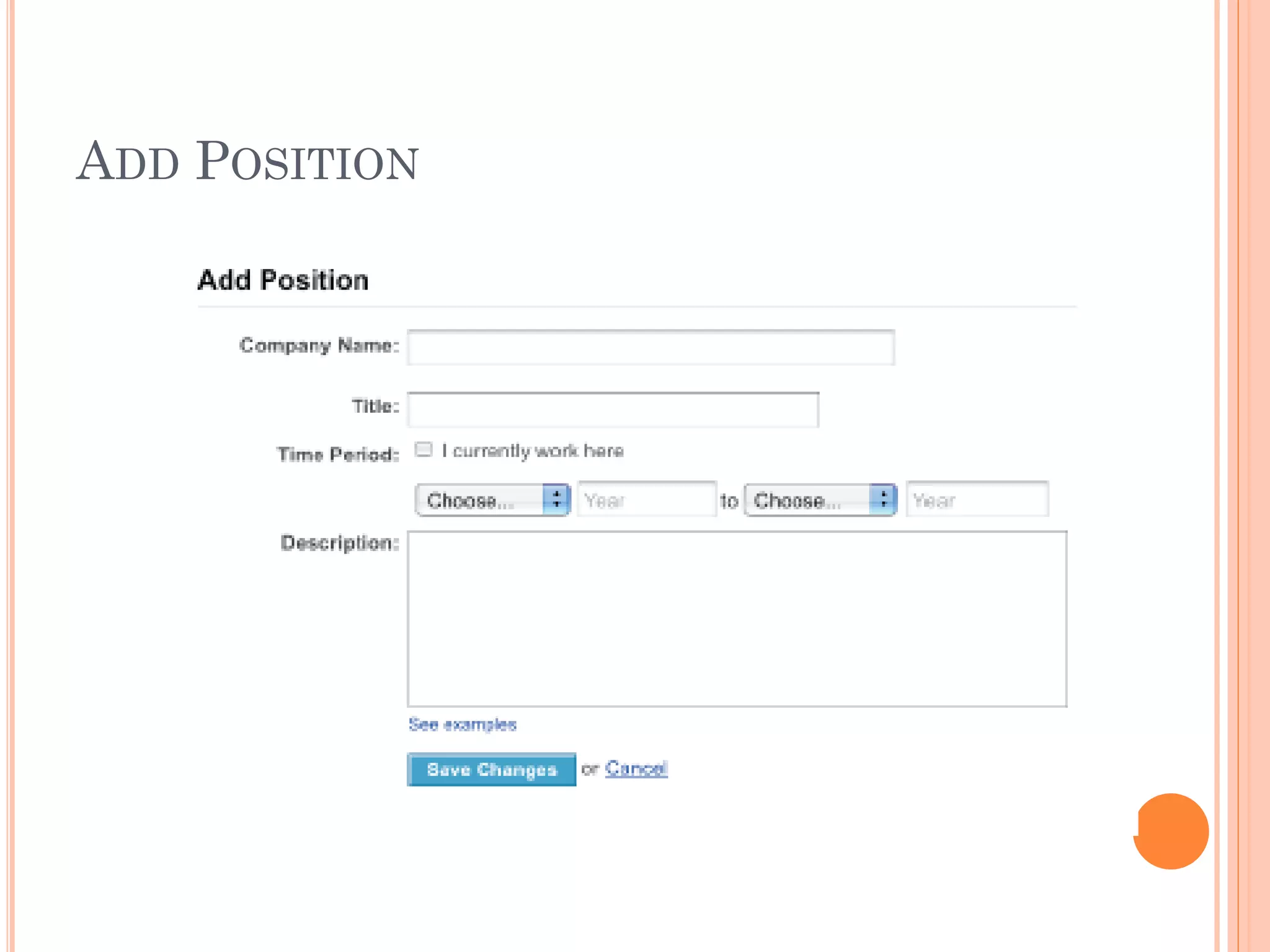 ADD POSITION
 