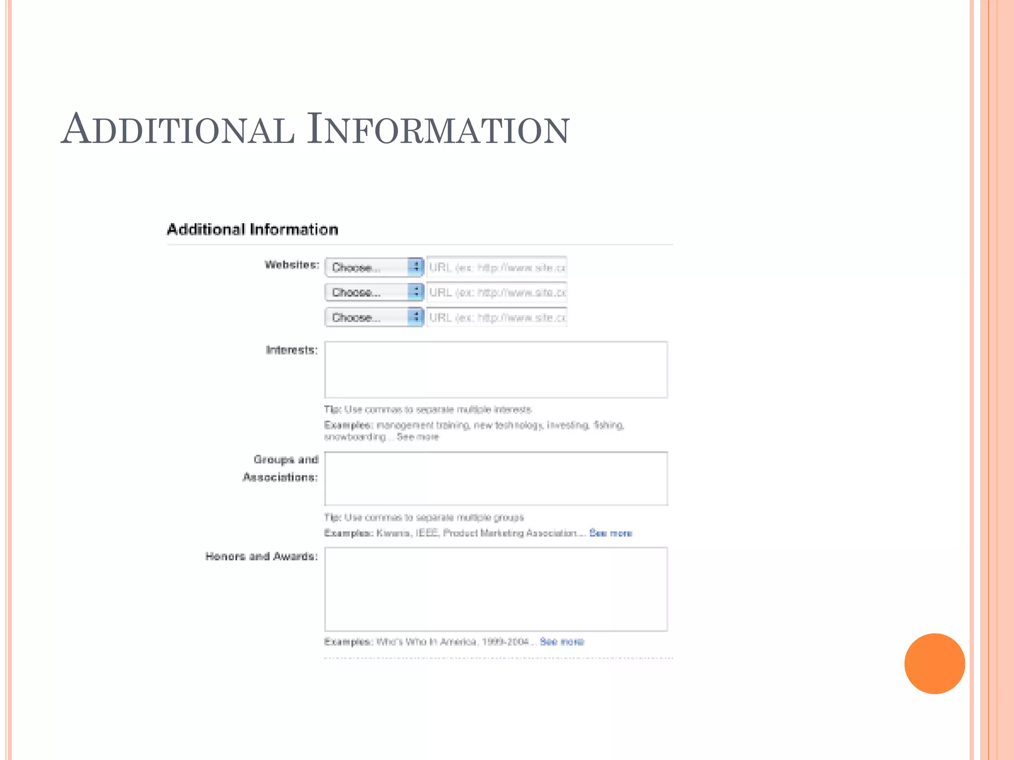 ADDITIONAL INFORMATION
 