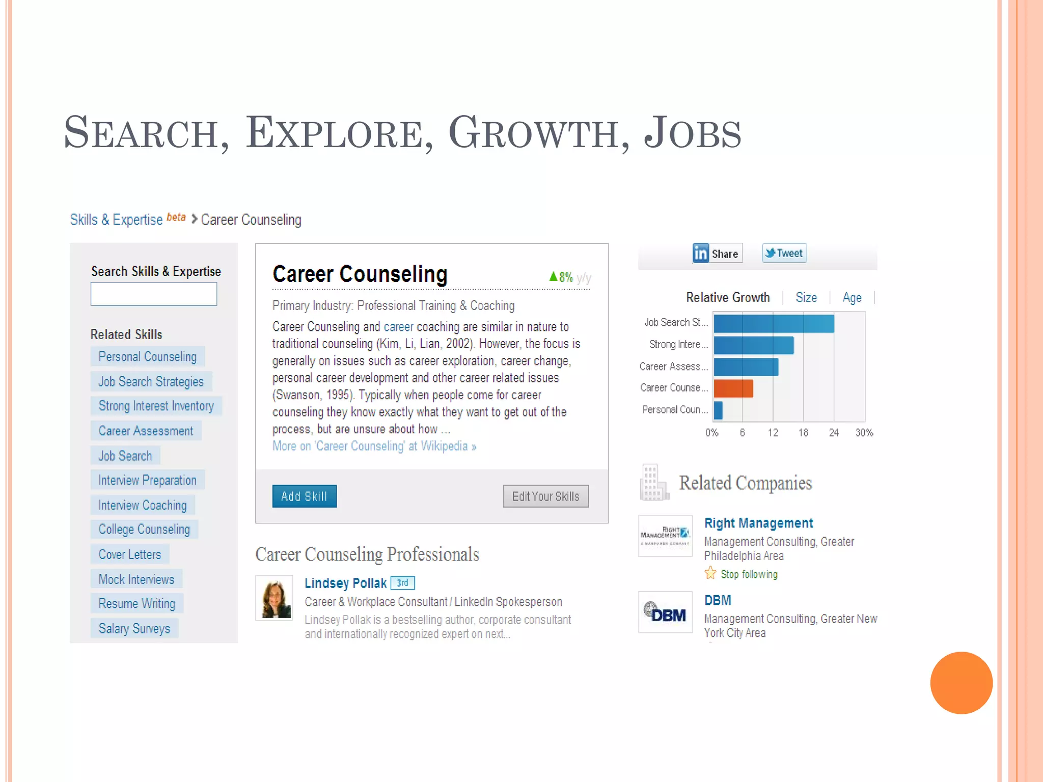 SEARCH, EXPLORE, GROWTH, JOBS
 