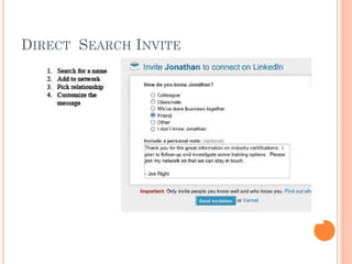 DIRECT SEARCH INVITE
 