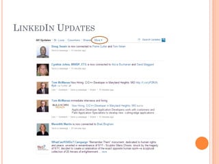 LINKEDIN UPDATES
 
