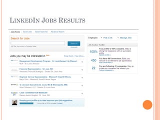 LINKEDIN JOBS RESULTS
 