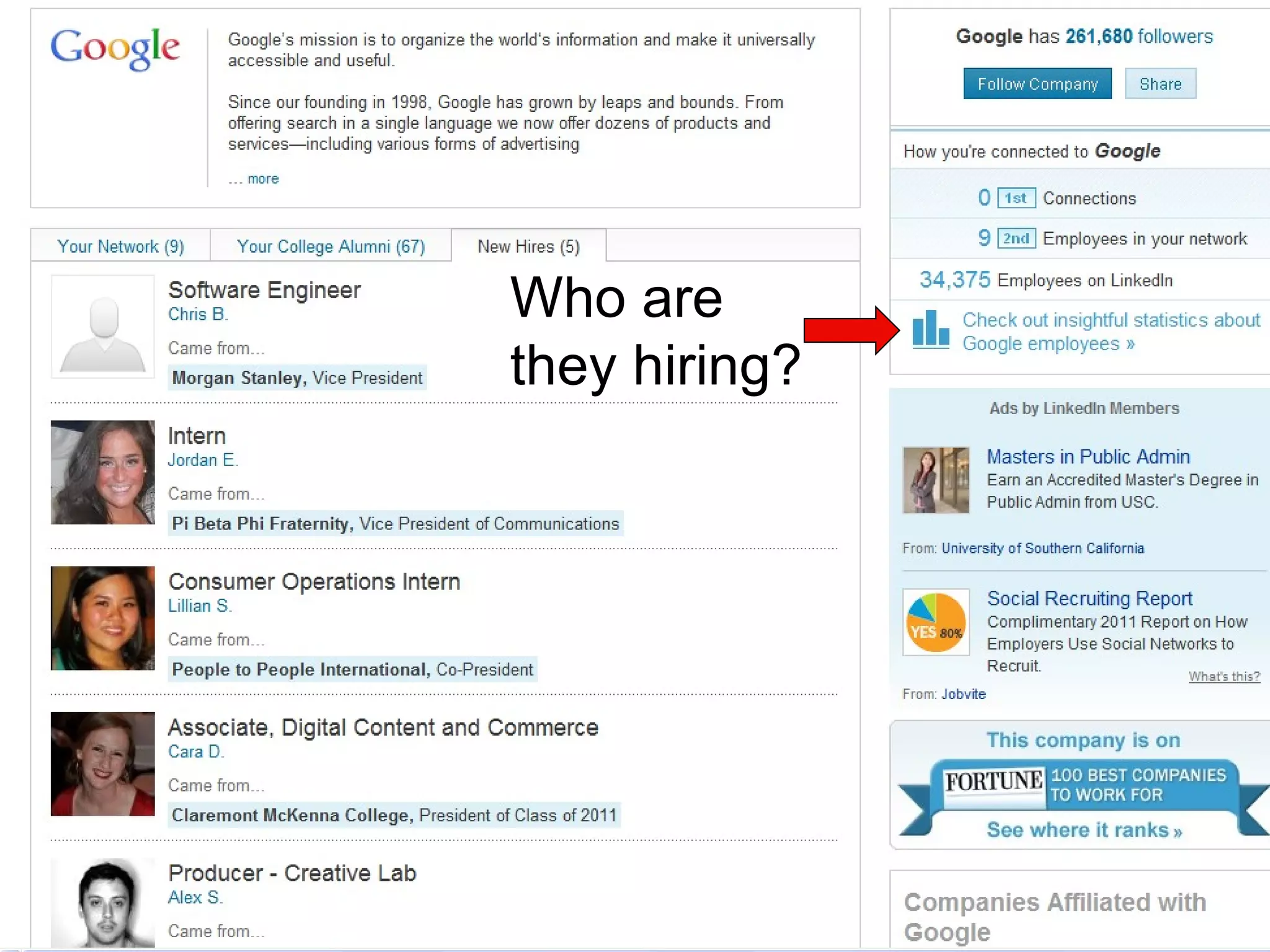 Who are they hiring? 