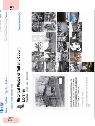 Photo-sharing for Historical Collections 
 