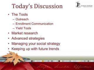 Indispensable Tools in Social Networking