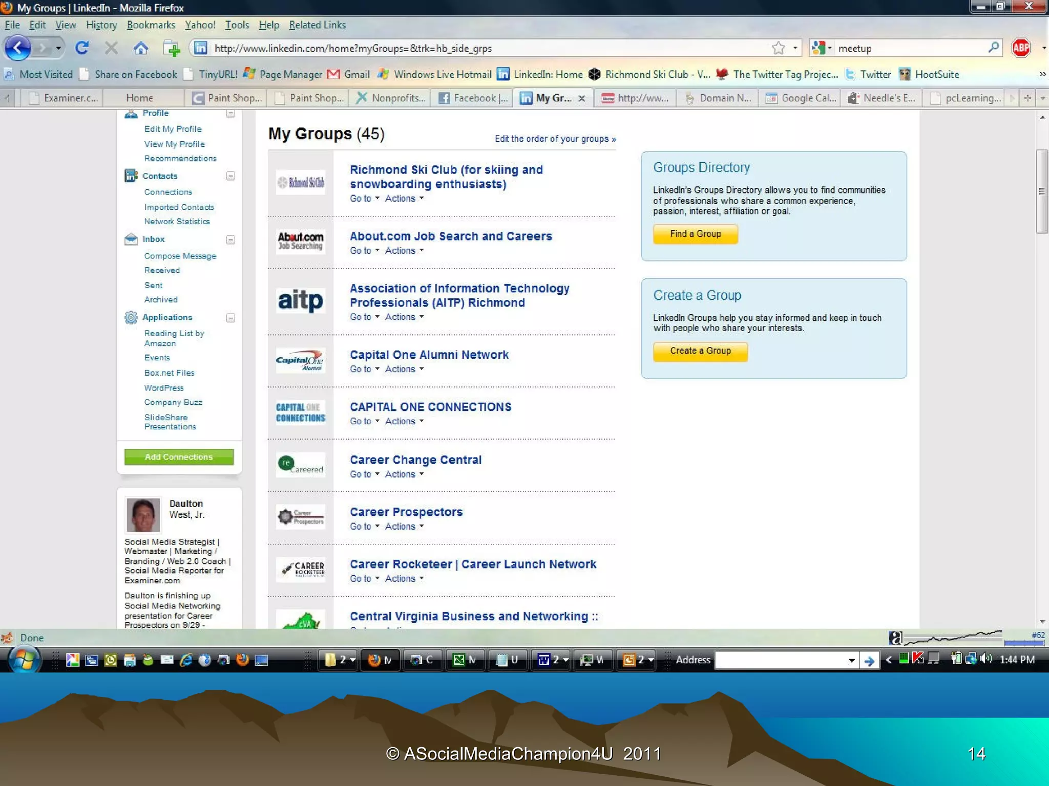 © ASocialMediaChampion4U 2011   14
 